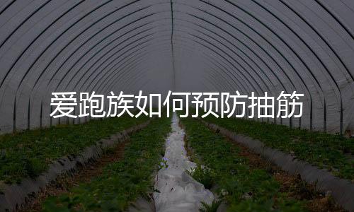 爱跑族如何预防抽筋