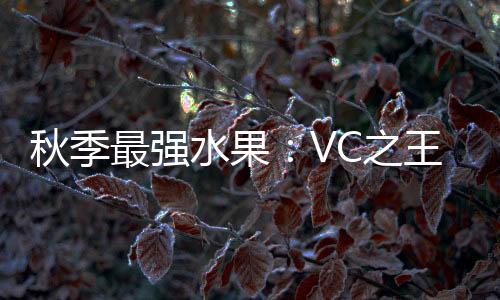 秋季最强水果：VC之王刺梨