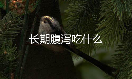 长期腹泻吃什么