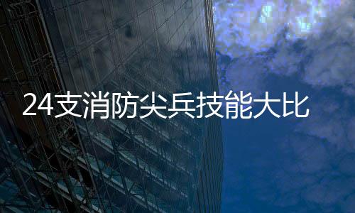 24支消防尖兵技能大比武，上演“速度与激情”